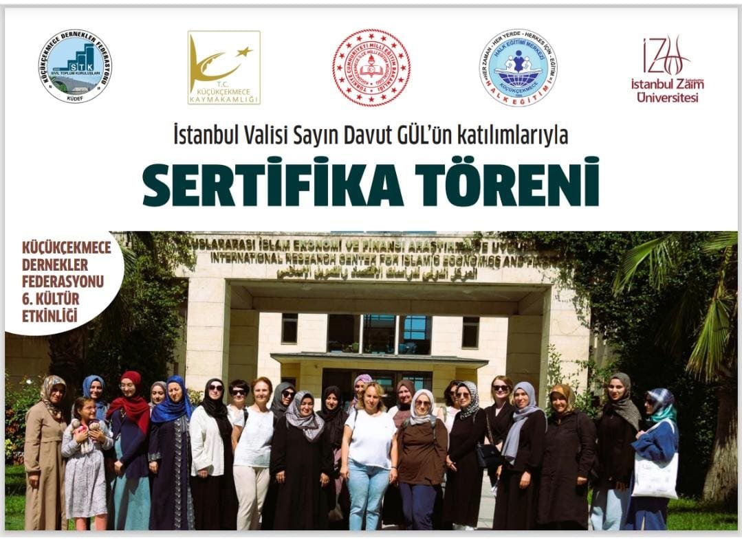 İstanbul Valisi Sayın Davut Gül’ün Katılımlarıyla Sertifika Töreni